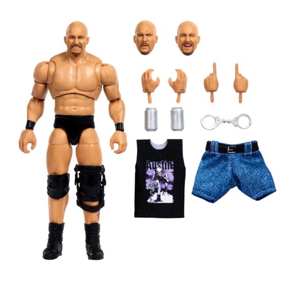 WWE ULTIMATE EDITION Monday Night War Exclusive "Stone Cold" Steve Austin Figure - Picture 3 of 6
